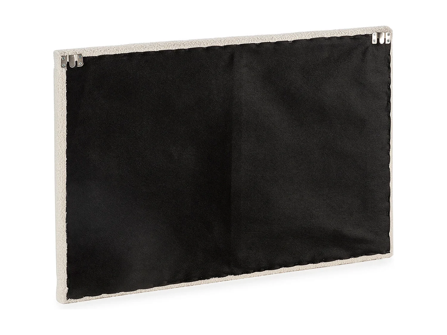 Kopfteil Niebla 90x60 cm Beigefarbenes Schaffellimitat