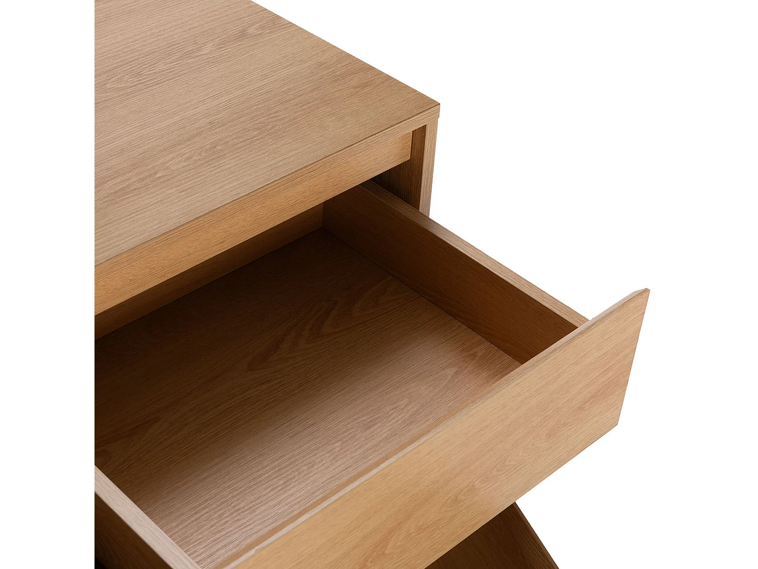 Sideboard Tori 3 Türen 3 Schubladen, Eichenfarbe, 140 cm