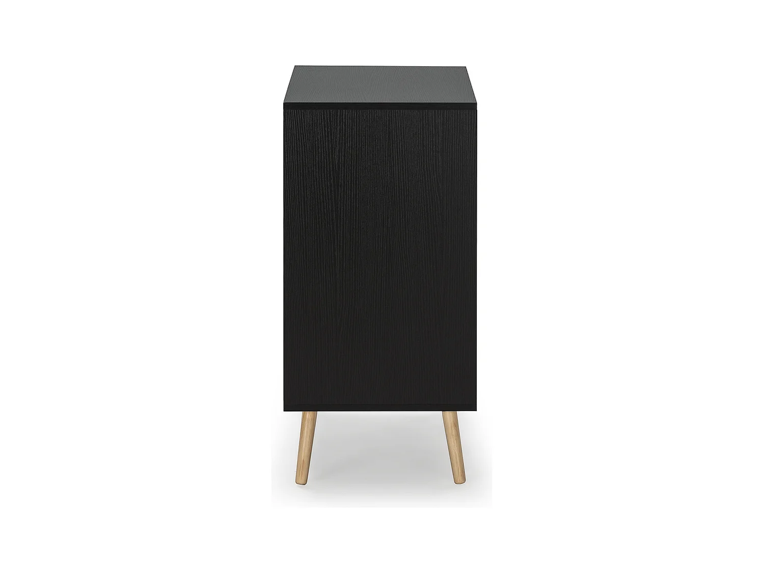 Commode Apolo 3 tiroirs Couleur Noir/Bois