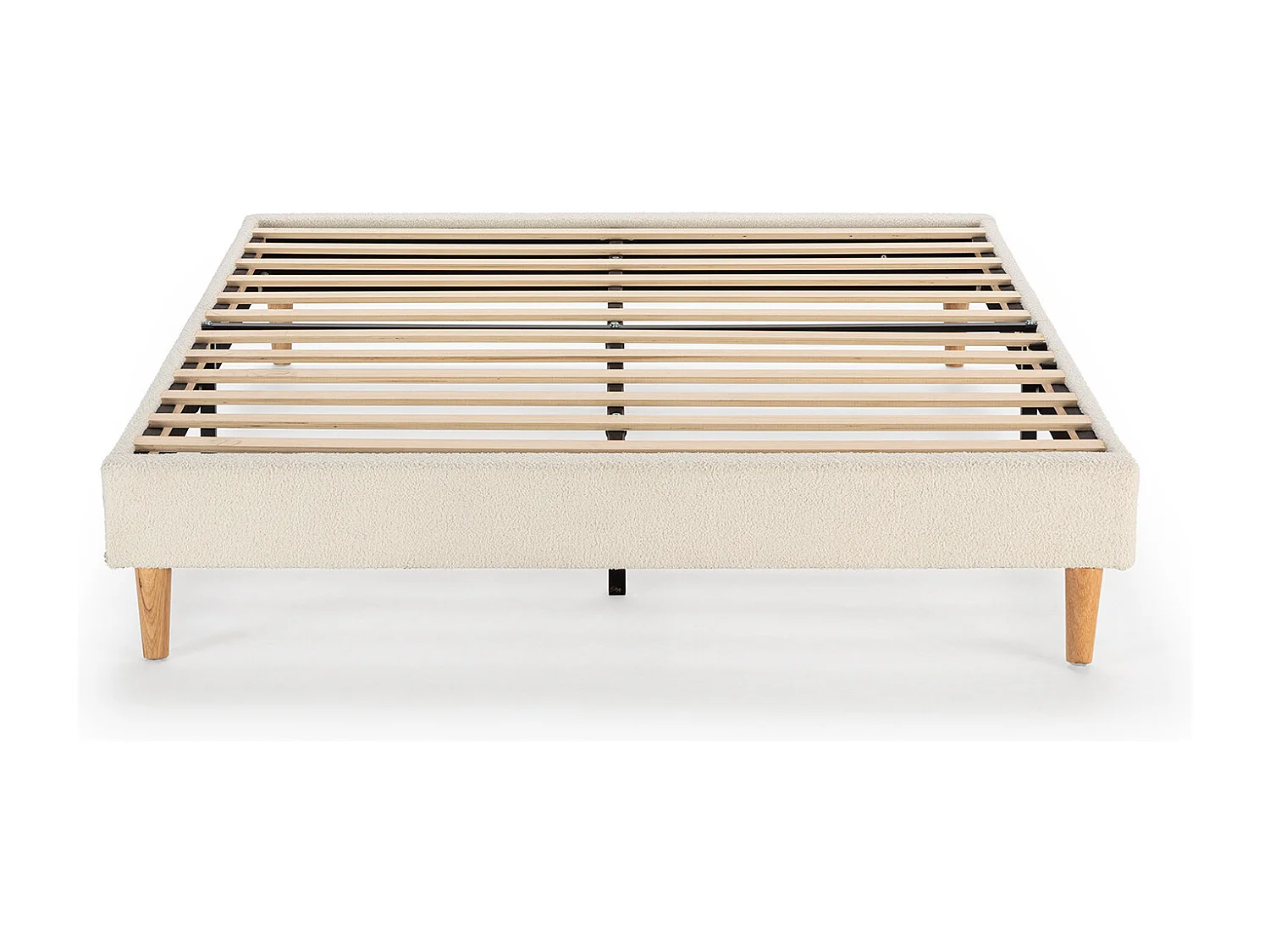 Base imbottita Niebla 150x190 cm Tessuto pecora beige