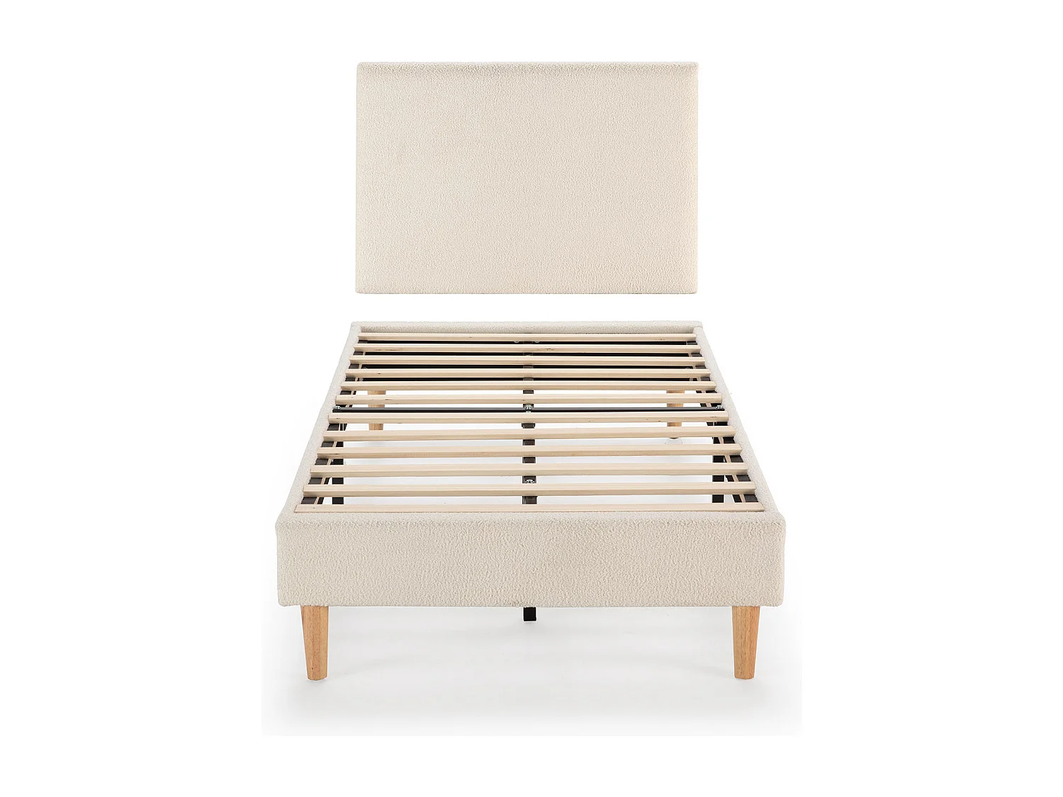 Sommier + tête de lit Niebla 90x190 cm Beige