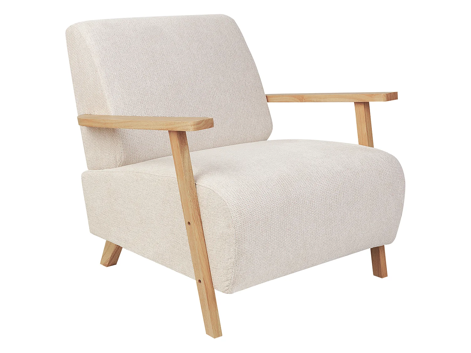 Fauteuil LESJA Tissu Beige clair
