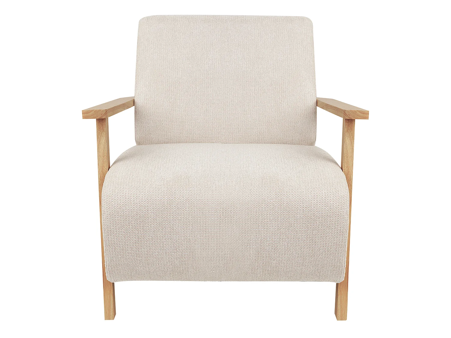 Fauteuil LESJA Tissu Beige clair