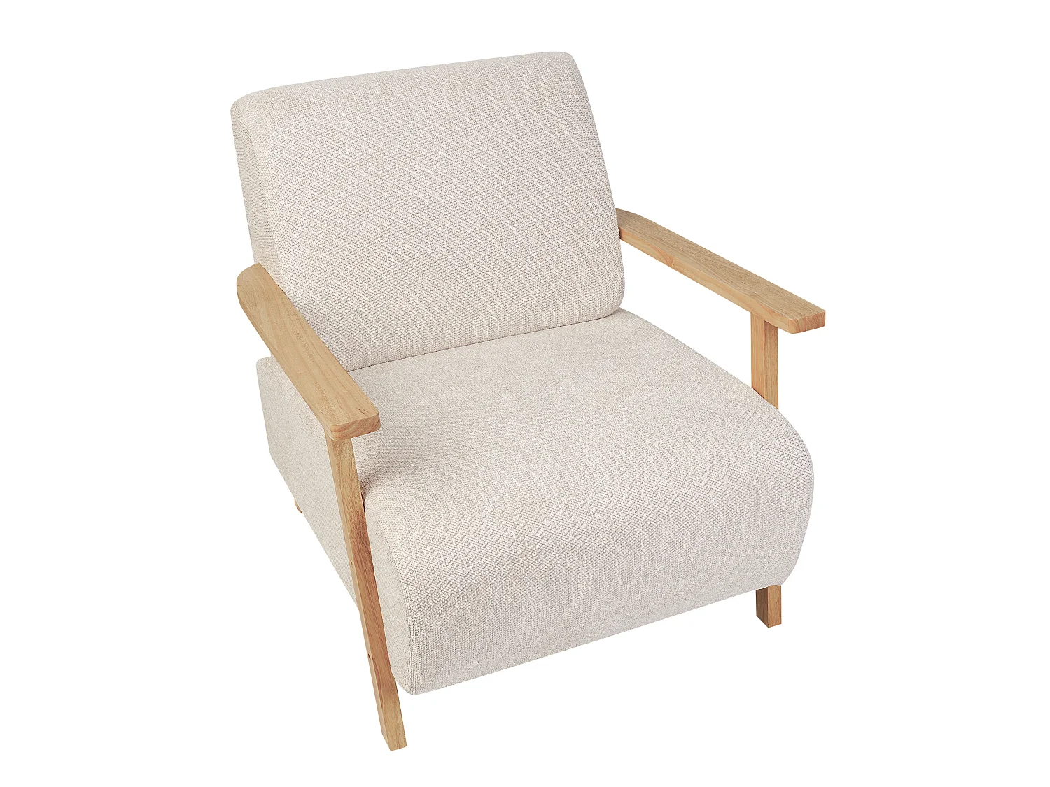 Fauteuil LESJA Tissu Beige clair