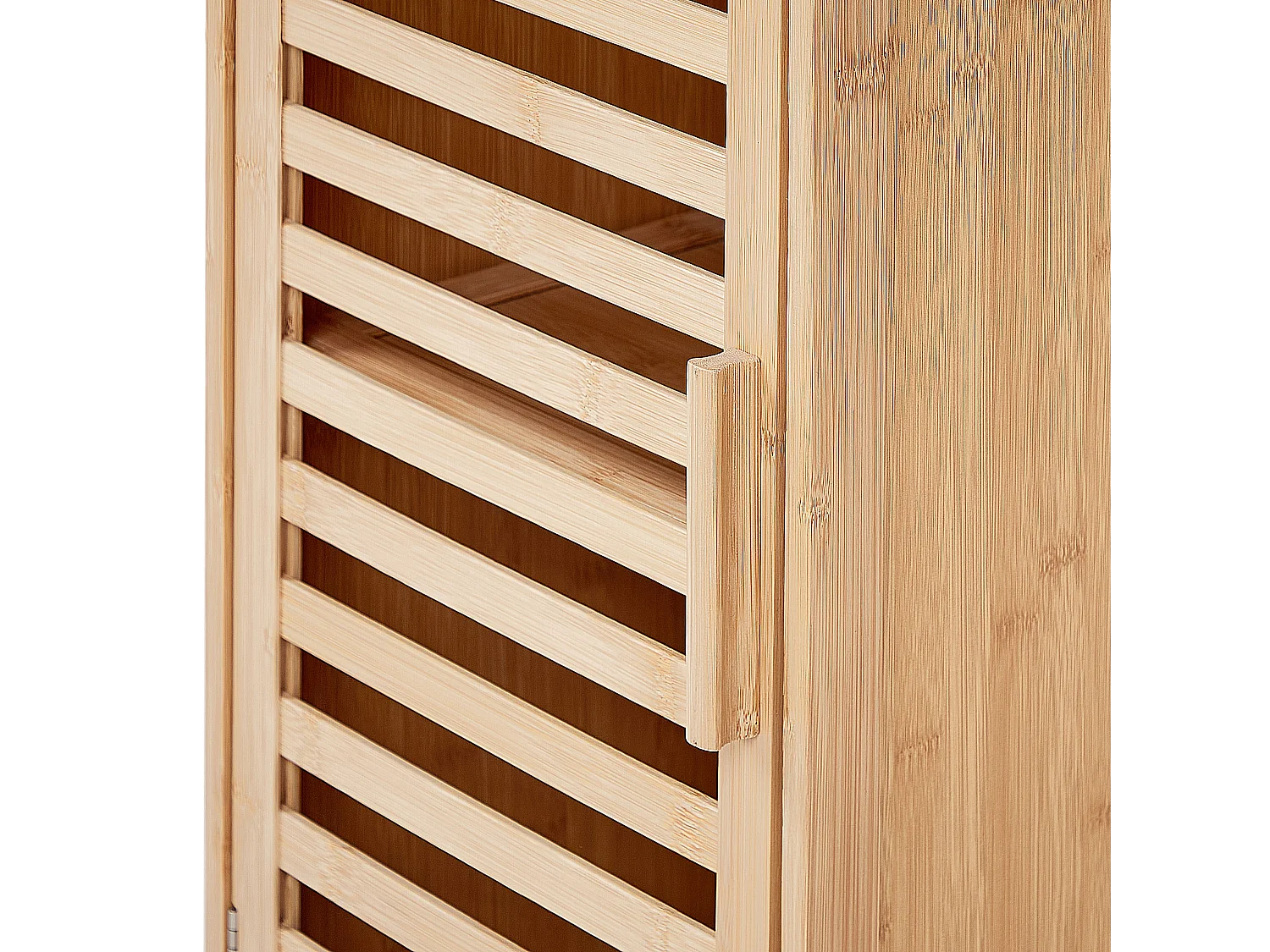 Bambusowy regał łazienkowy jasne drewno OWASSO