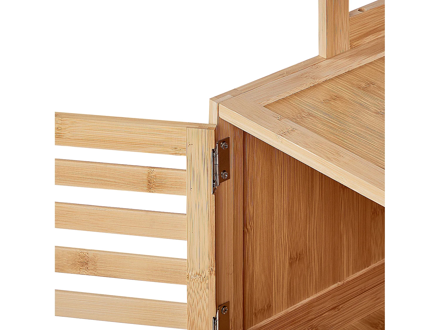 Meuble de rangement LEHI Bambou Marron clair