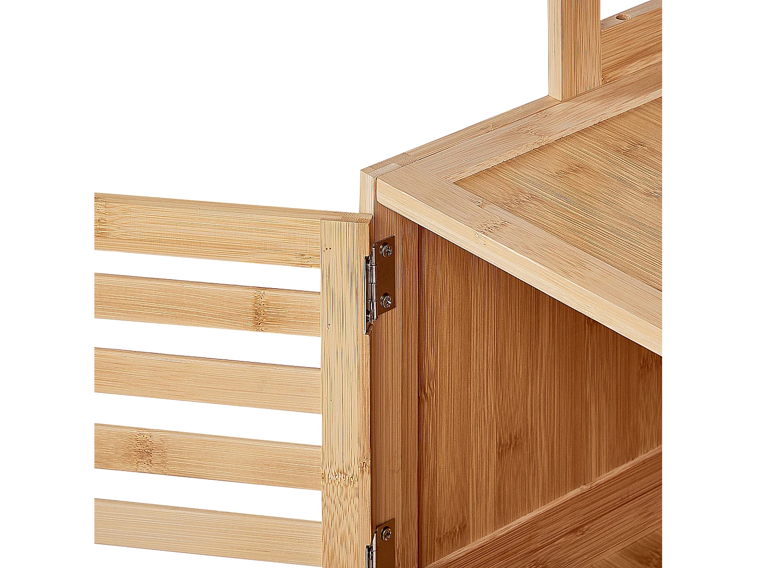 Regal LEHI Bambusholz Hellbraun