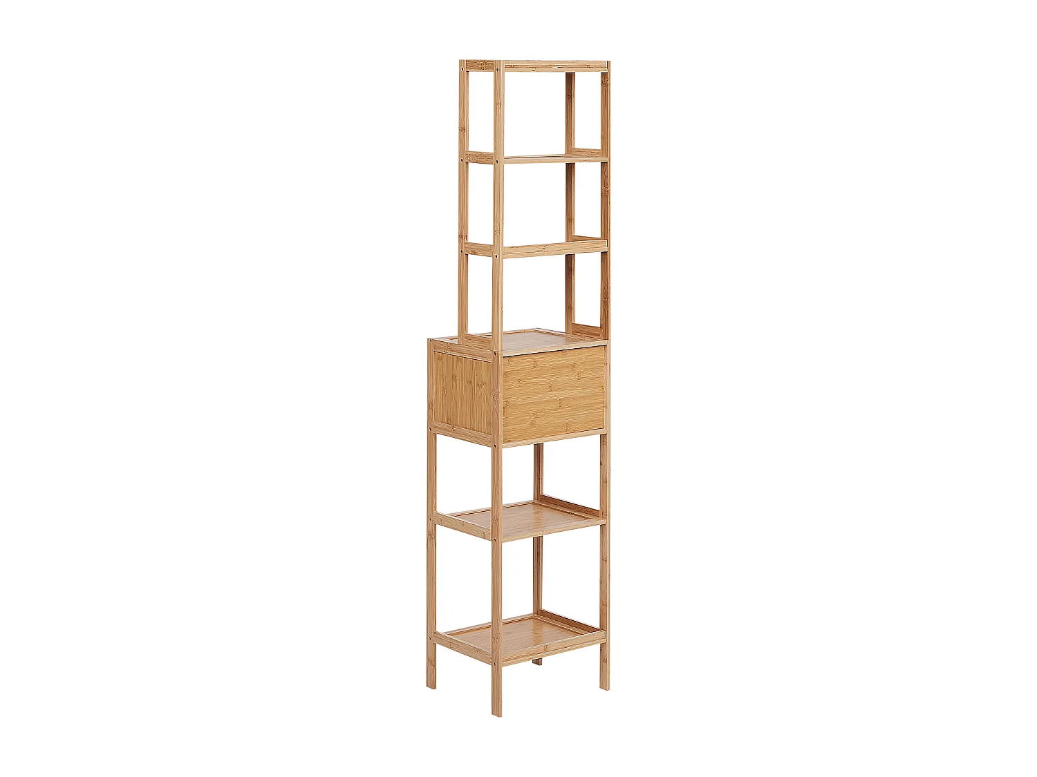 Meuble de rangement LEHI Bambou Marron clair