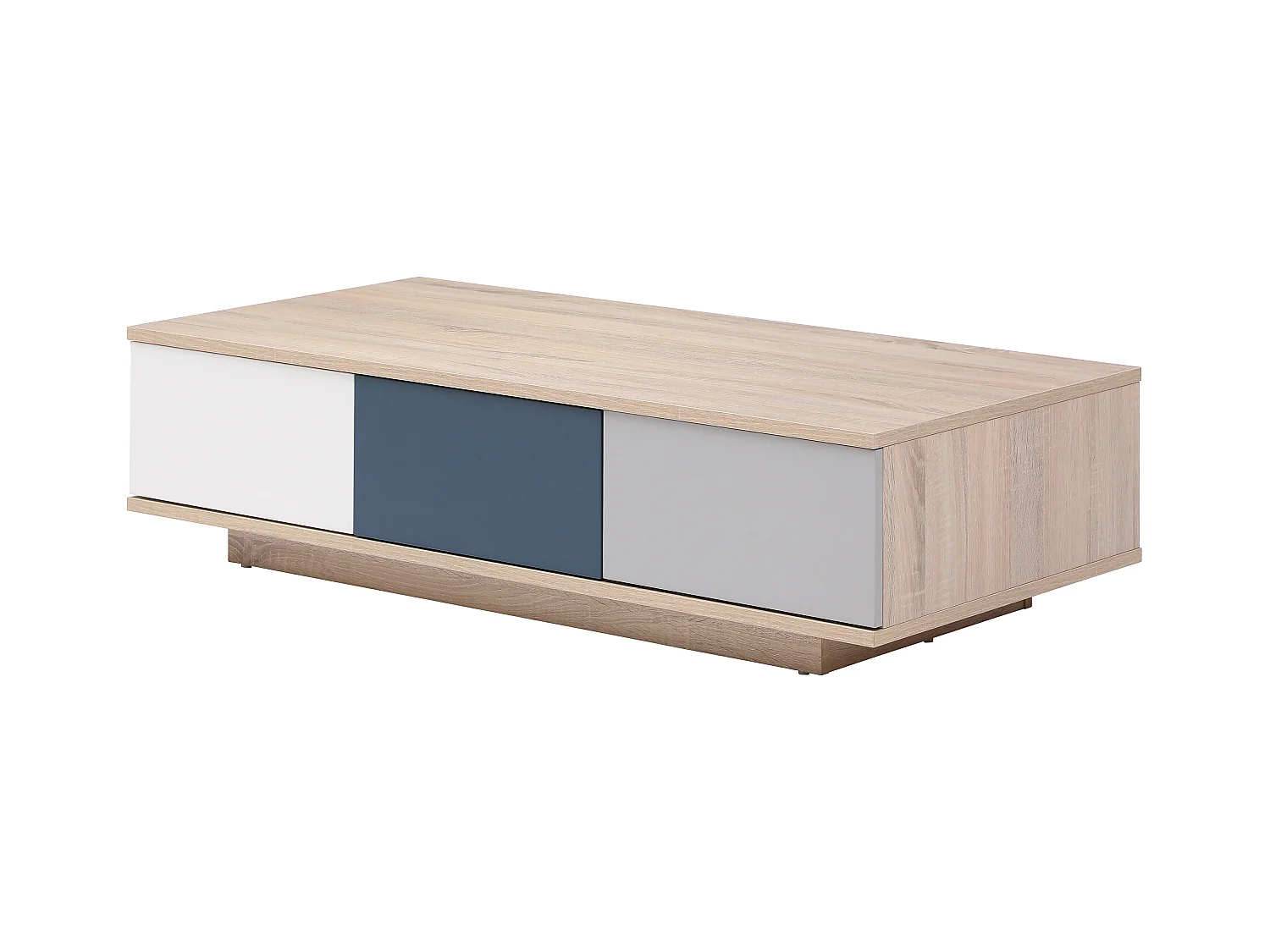 Salontafel met 3 lades en 1 nis - Verschillende kleuren - FILUTIA