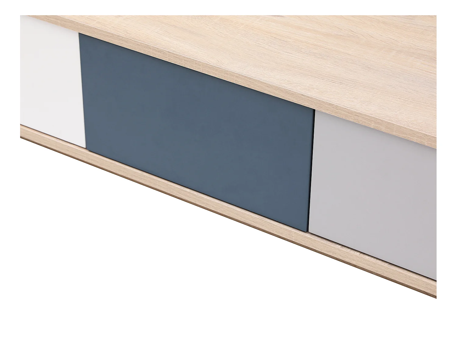 Salontafel met 3 lades en 1 nis - Verschillende kleuren - FILUTIA