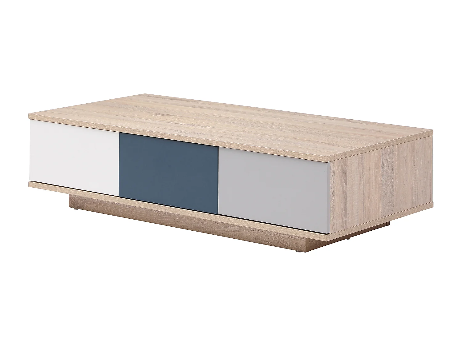 Salontafel met 3 lades en 1 nis - Verschillende kleuren - FILUTIA