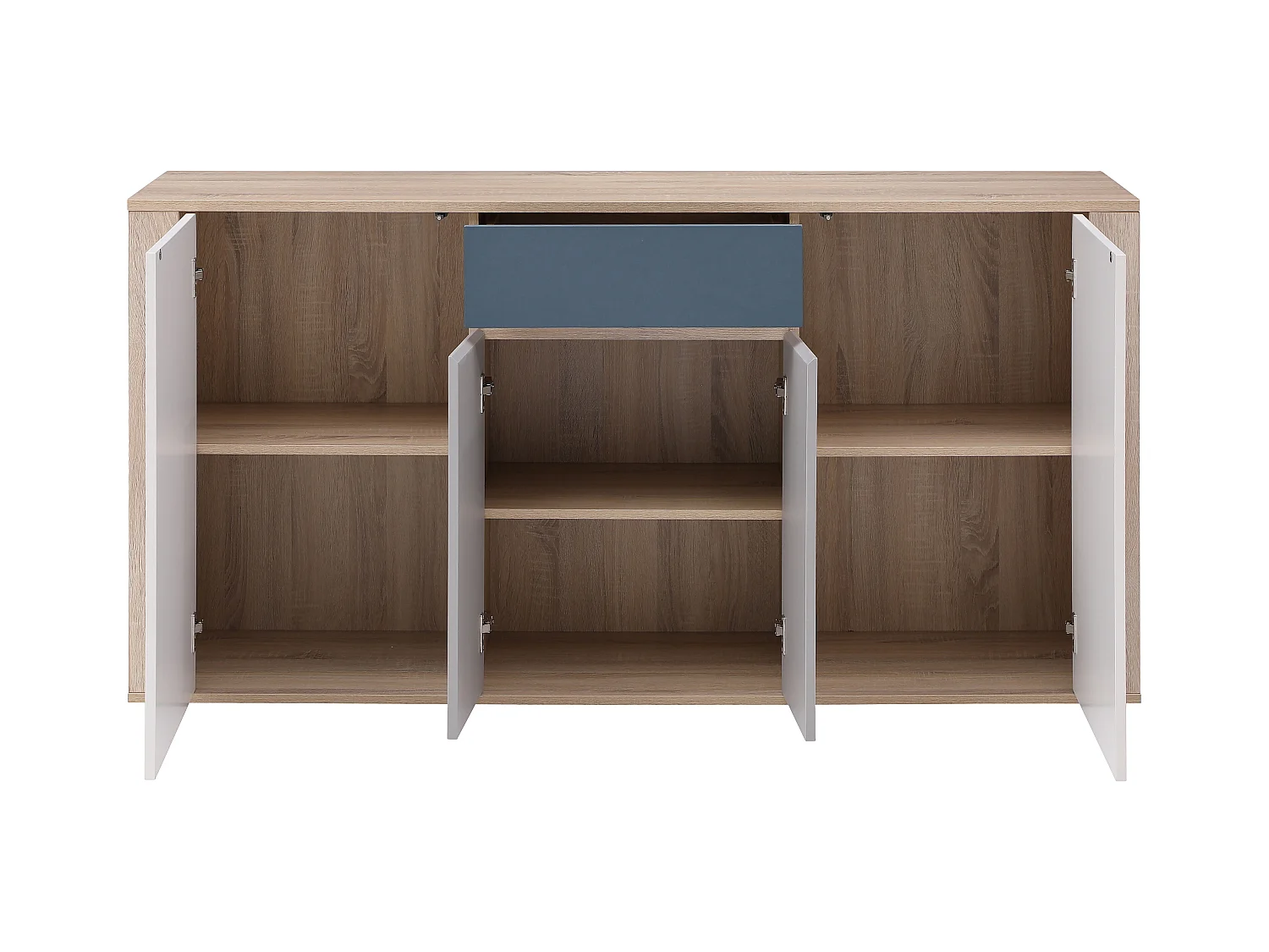 Sideboard mit 4 Türen & 1 Schublade - Mehrfarbig - FILUTIA