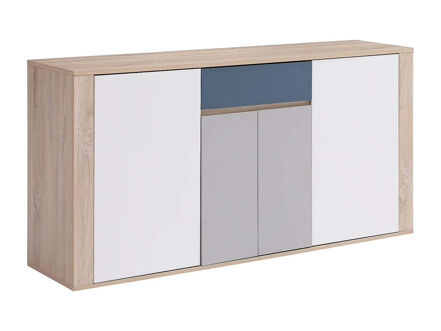 Sideboard mit 4 Türen & 1 Schublade - Mehrfarbig - FILUTIA
