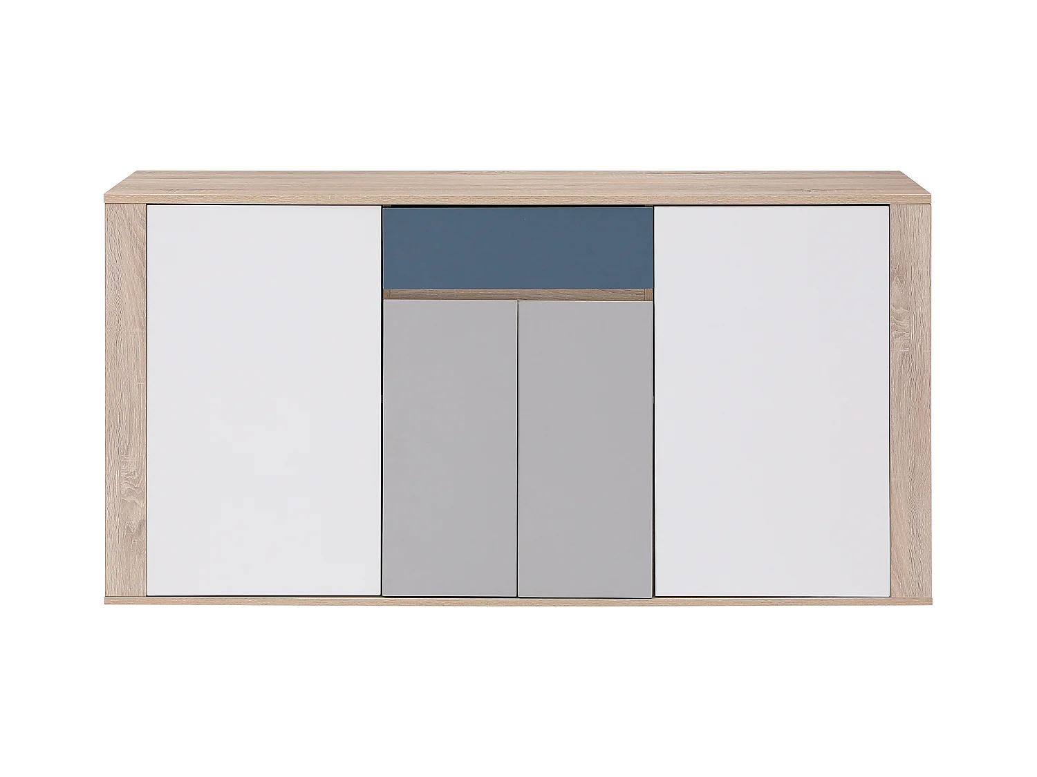Aparador con 4 puertas y 1 cajón - Multicolor - FILUTIA
