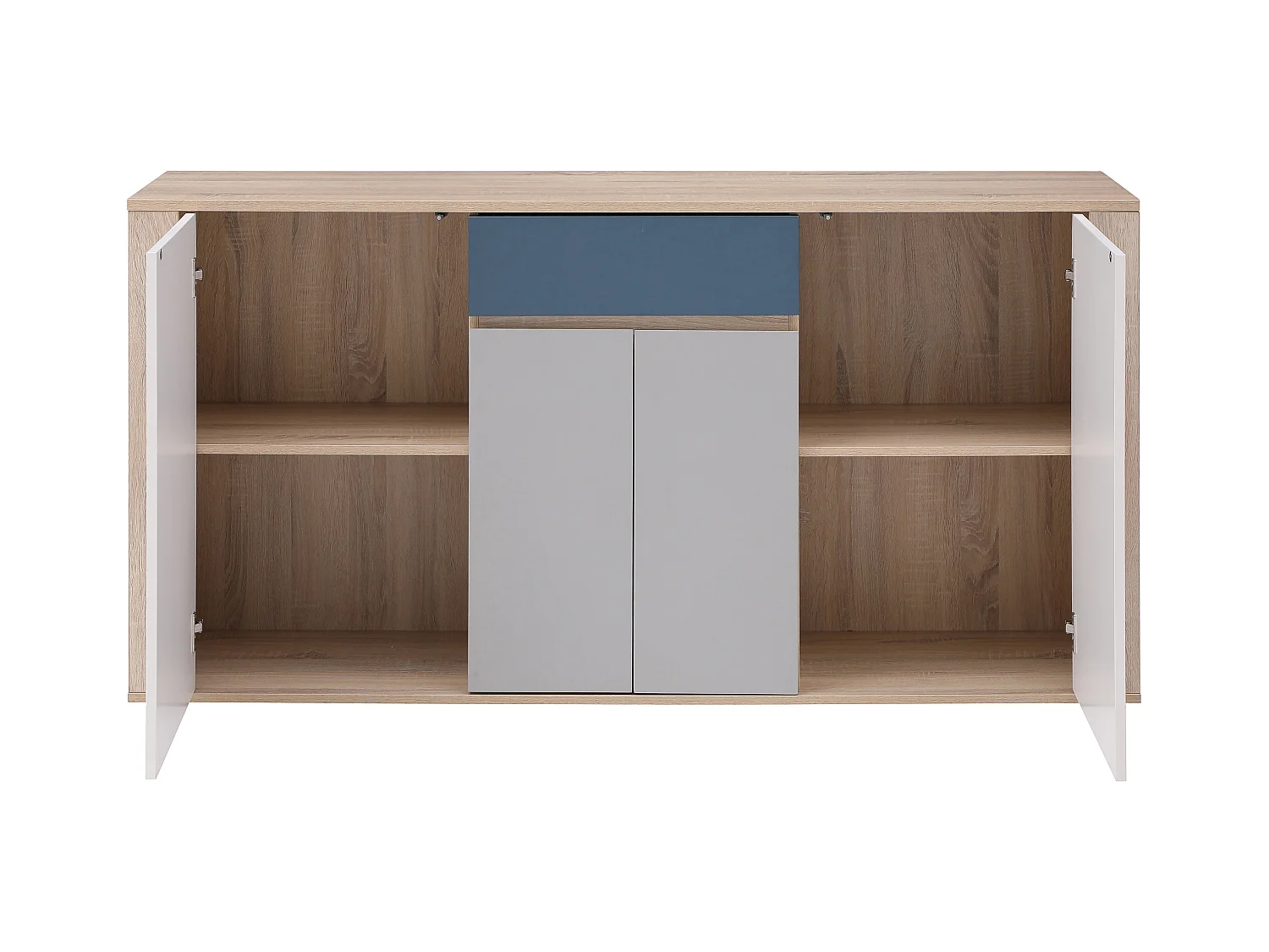 Aparador con 4 puertas y 1 cajón - Multicolor - FILUTIA