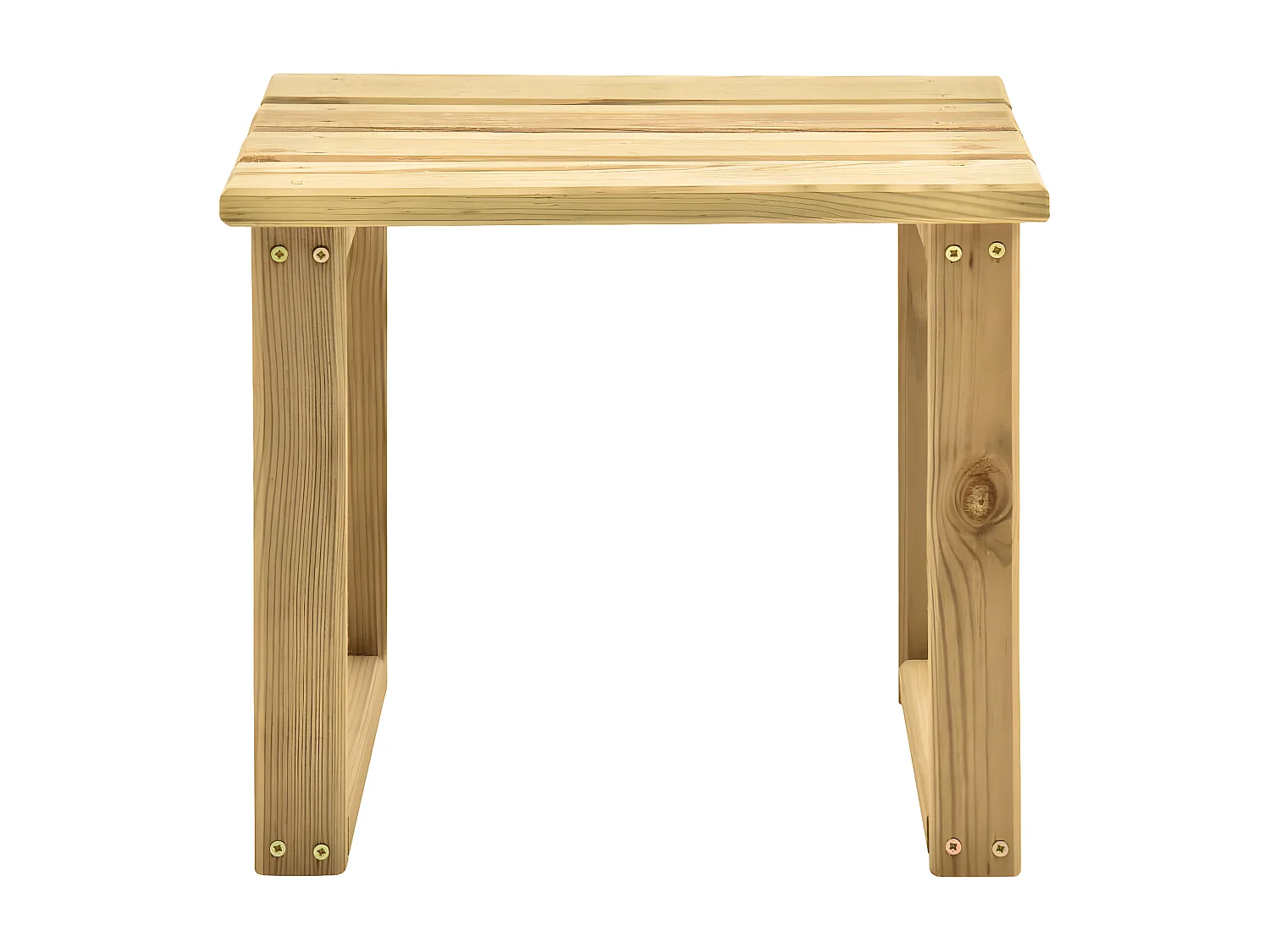 Bain de soleil de jardin avec table et coussin Pin imprégné FR59502