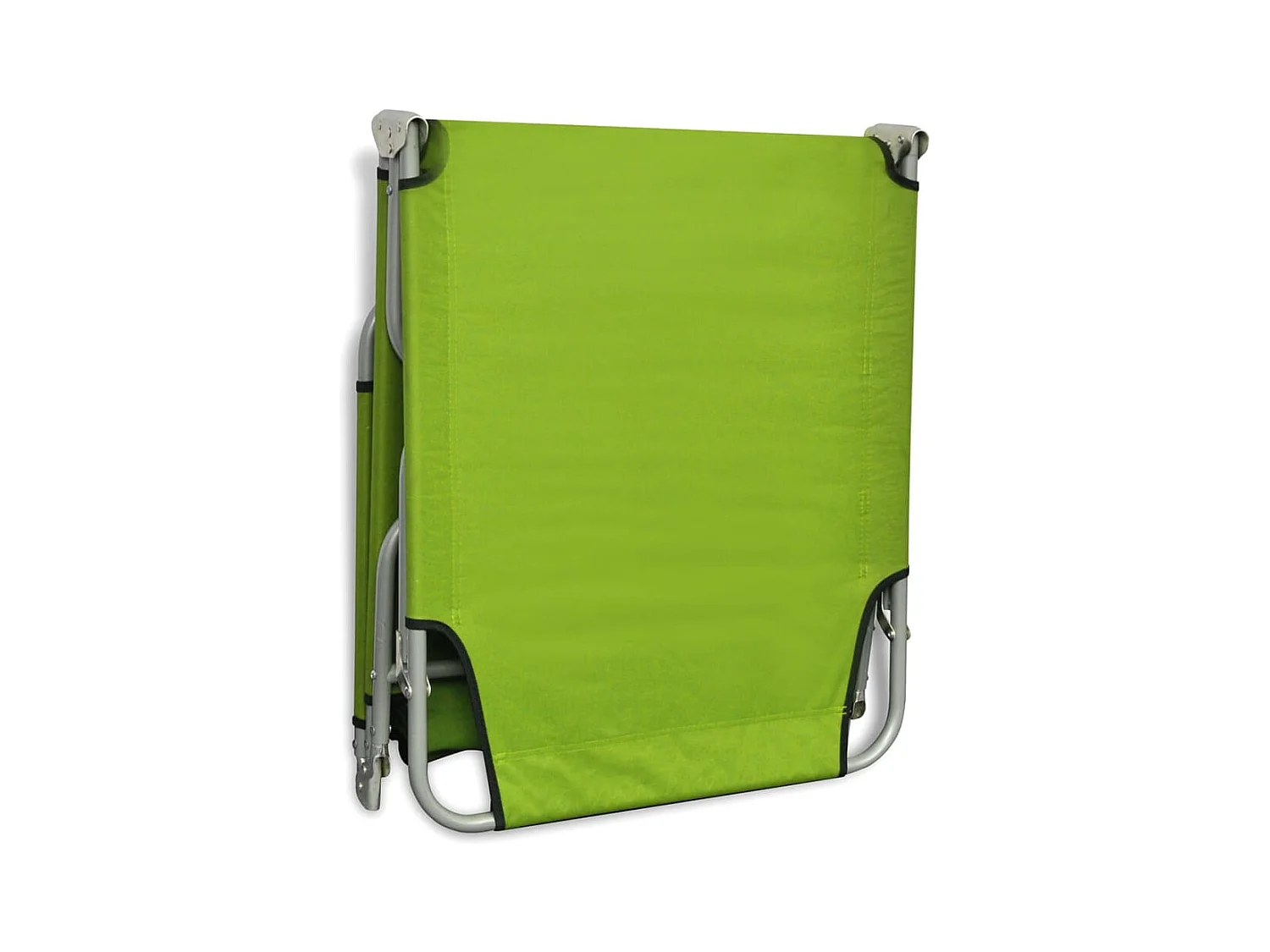 Tumbona plegable de acero con recubrimiento polvo verde manzana ES696717