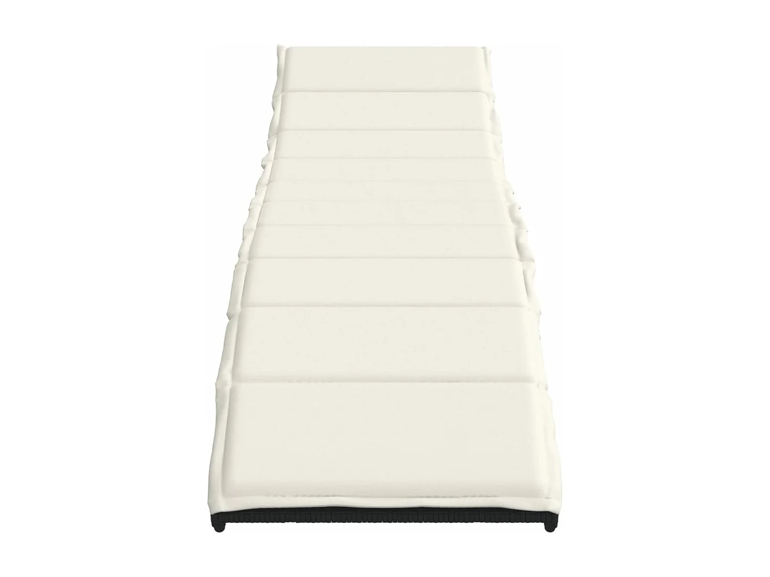 Lot de 2 Bains de soleil avec table noir résine tressée FR91280