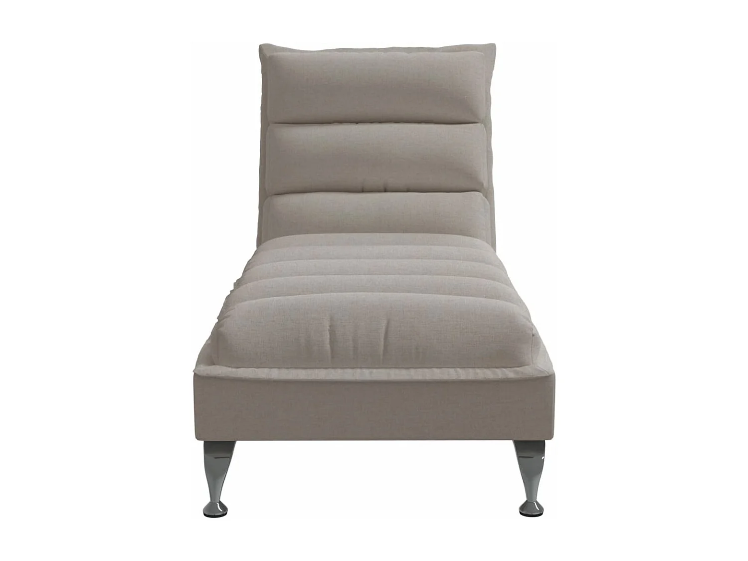 Bain de soleil avec coussins taupe tissu FR78521