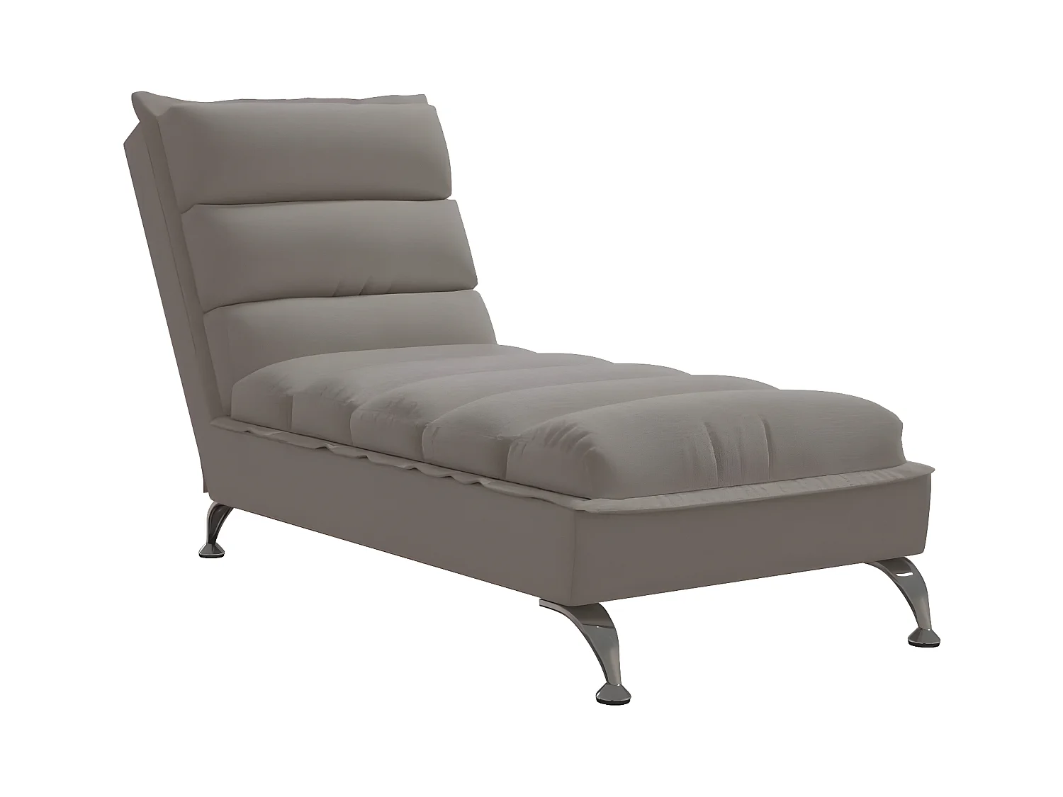 Bain de soleil avec coussins taupe tissu FR78521