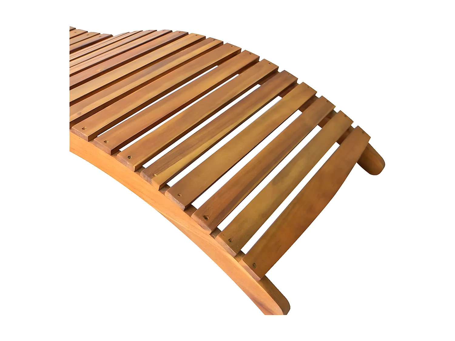 Lot de 2 Bains de soleil avec coussins Bois d'acacia solide FR21168