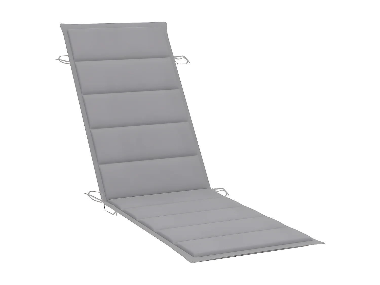 Bain de soleil de jardin avec table et coussin Bois d'acacia FR93816