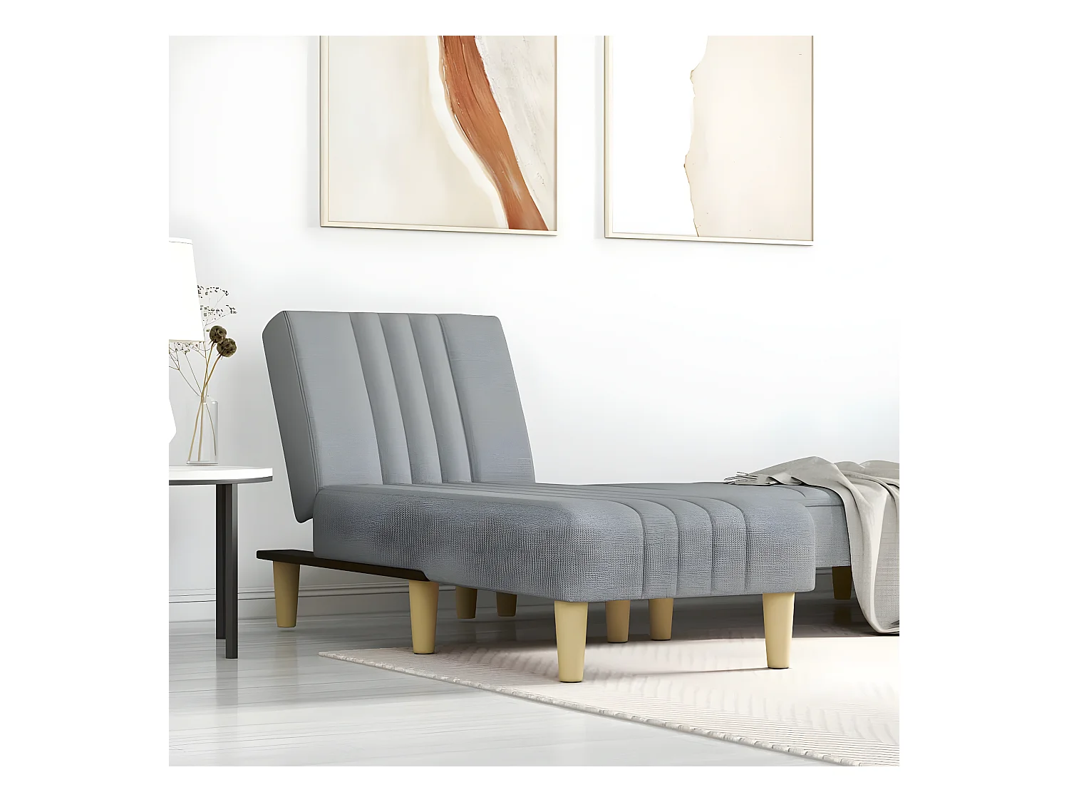 Bain de soleil gris clair tissu FR21672