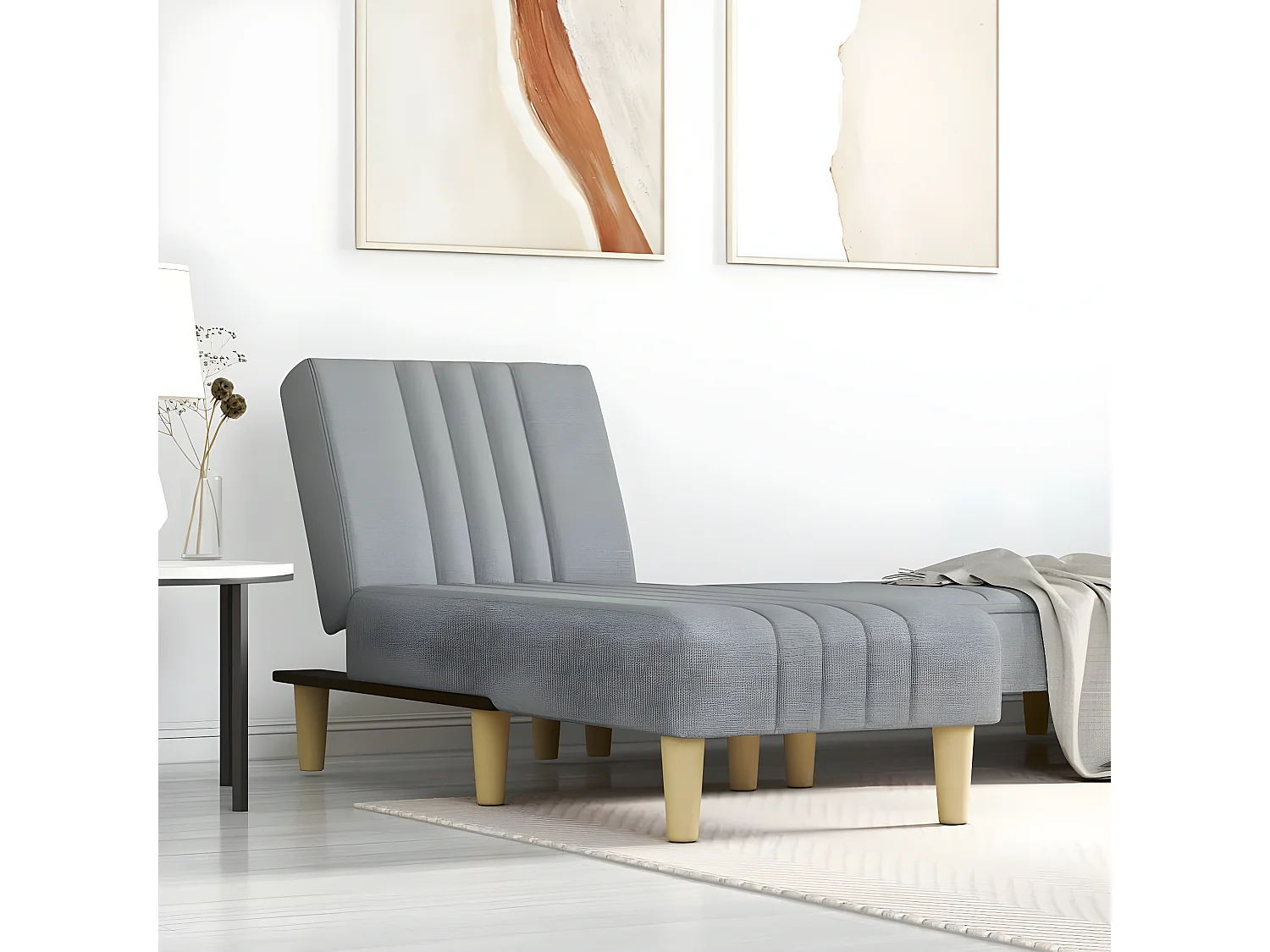 Bain de soleil gris clair tissu FR21672