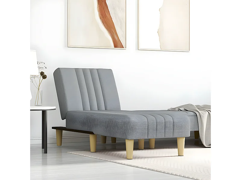 Ligbed stof lichtgrijs BE527652