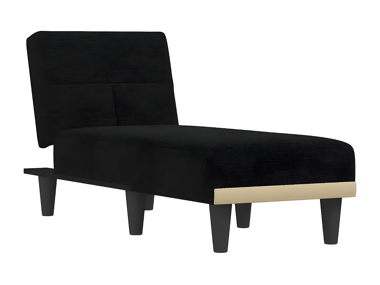 Sofá diván de tela negro ES950959