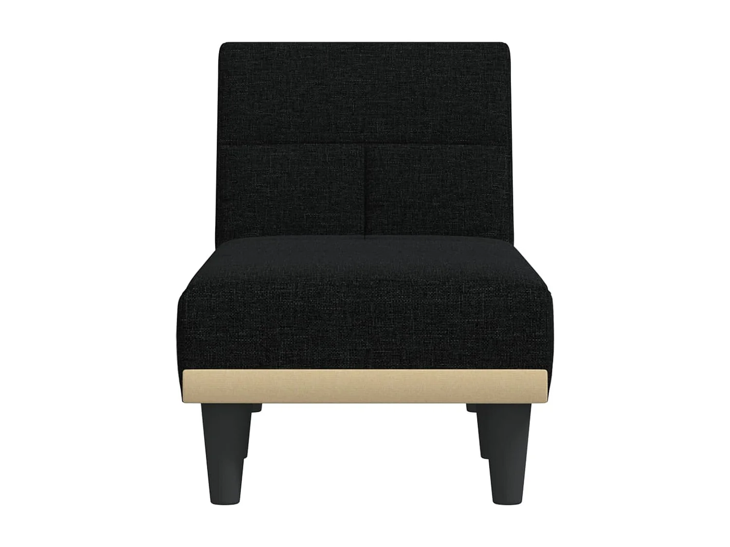 Sofá diván de tela negro ES950959