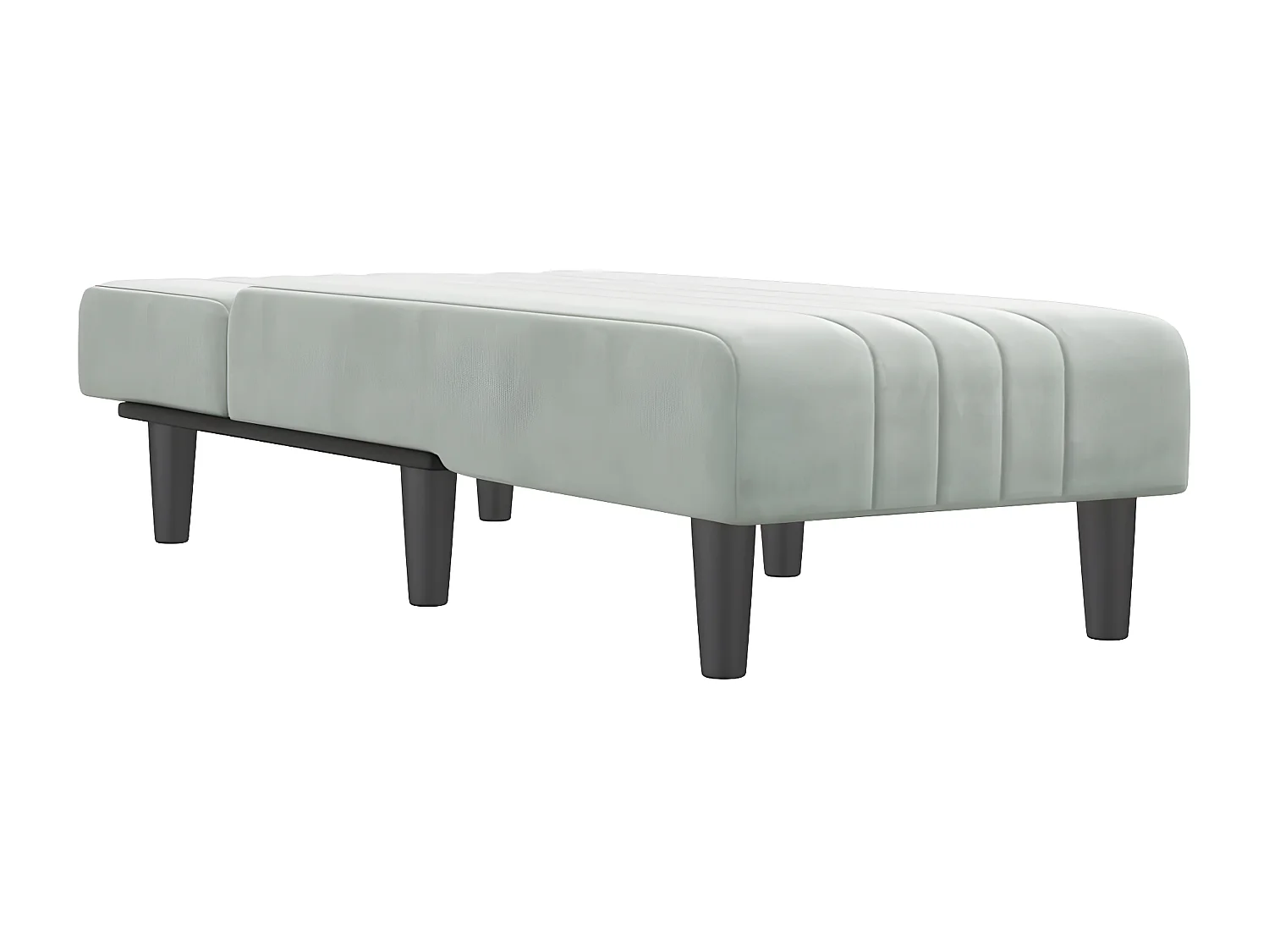 Bain de soleil gris clair velours FR73528