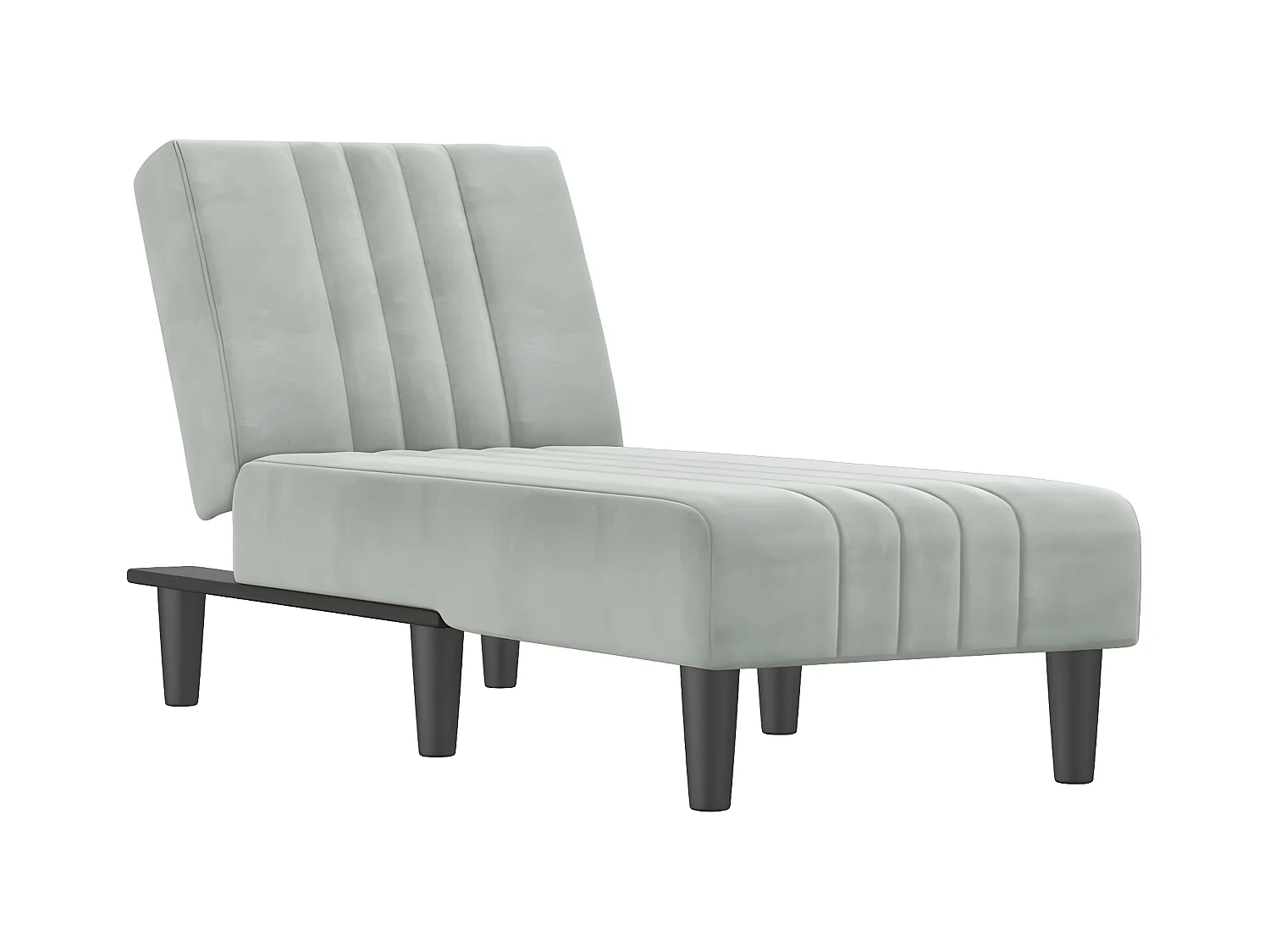 Bain de soleil gris clair velours FR73528