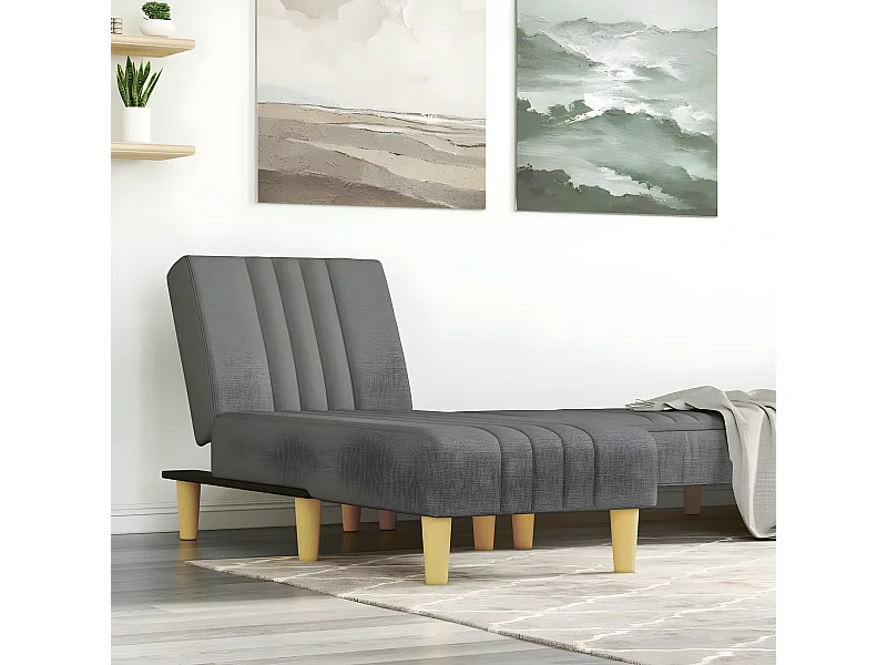 Bain de soleil gris foncé tissu FR23952