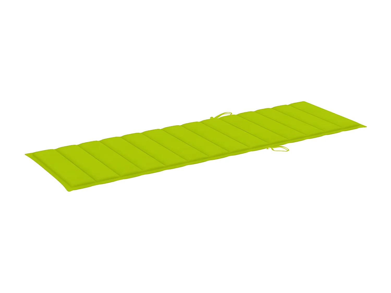 Bain de soleil avec coussin vert vif Bois de pin imprégné FR56463