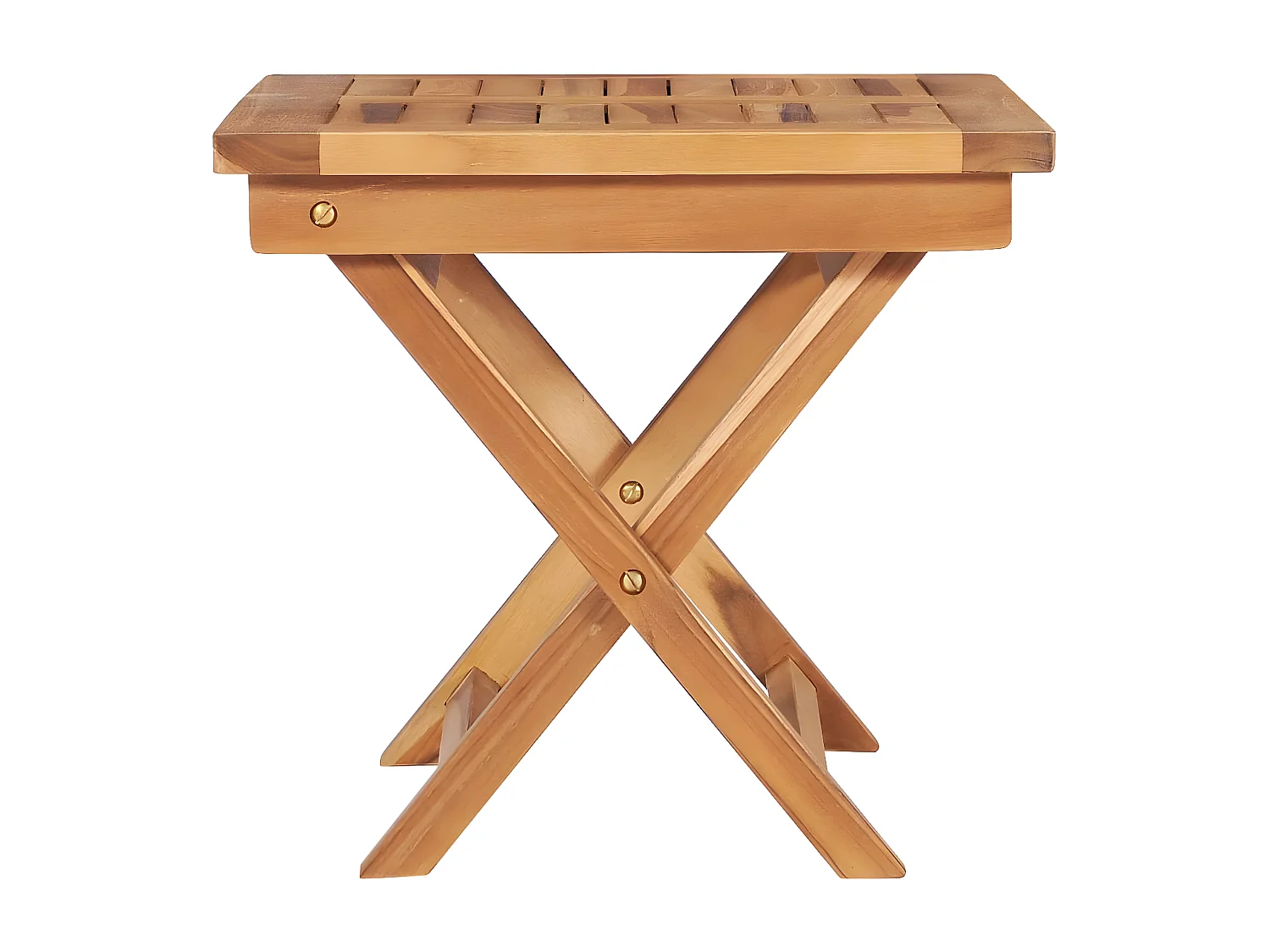 Bain de soleil avec table et coussin Bois de teck solide FR14155