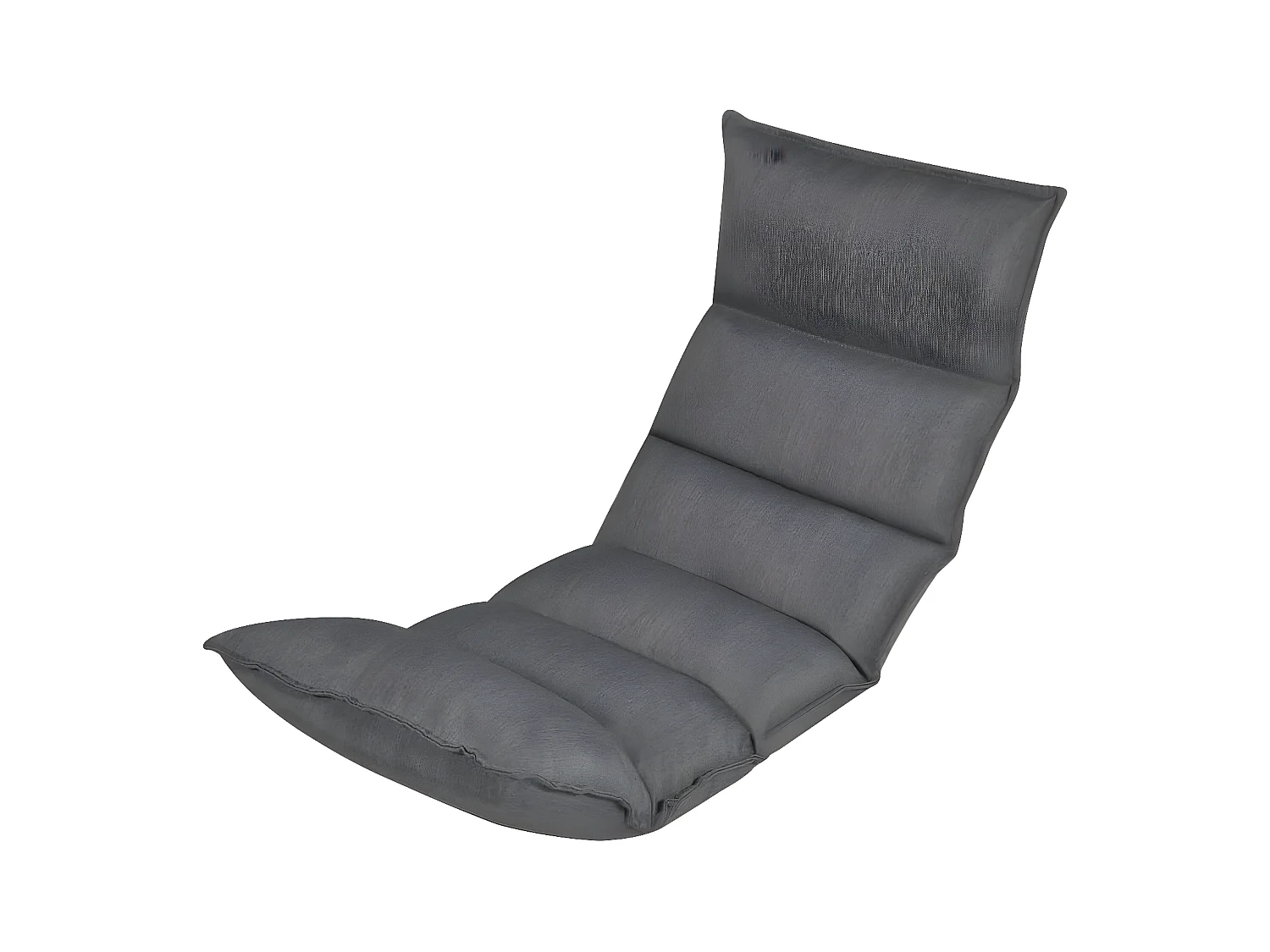 Bain de soleil pliable de sol Gris Tissu FR29125