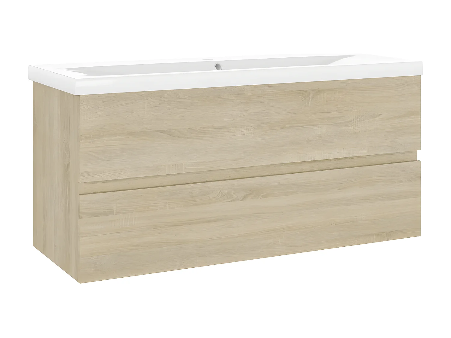 Mueble con lavabo madera de ingeniería roble Sonoma ES416995
