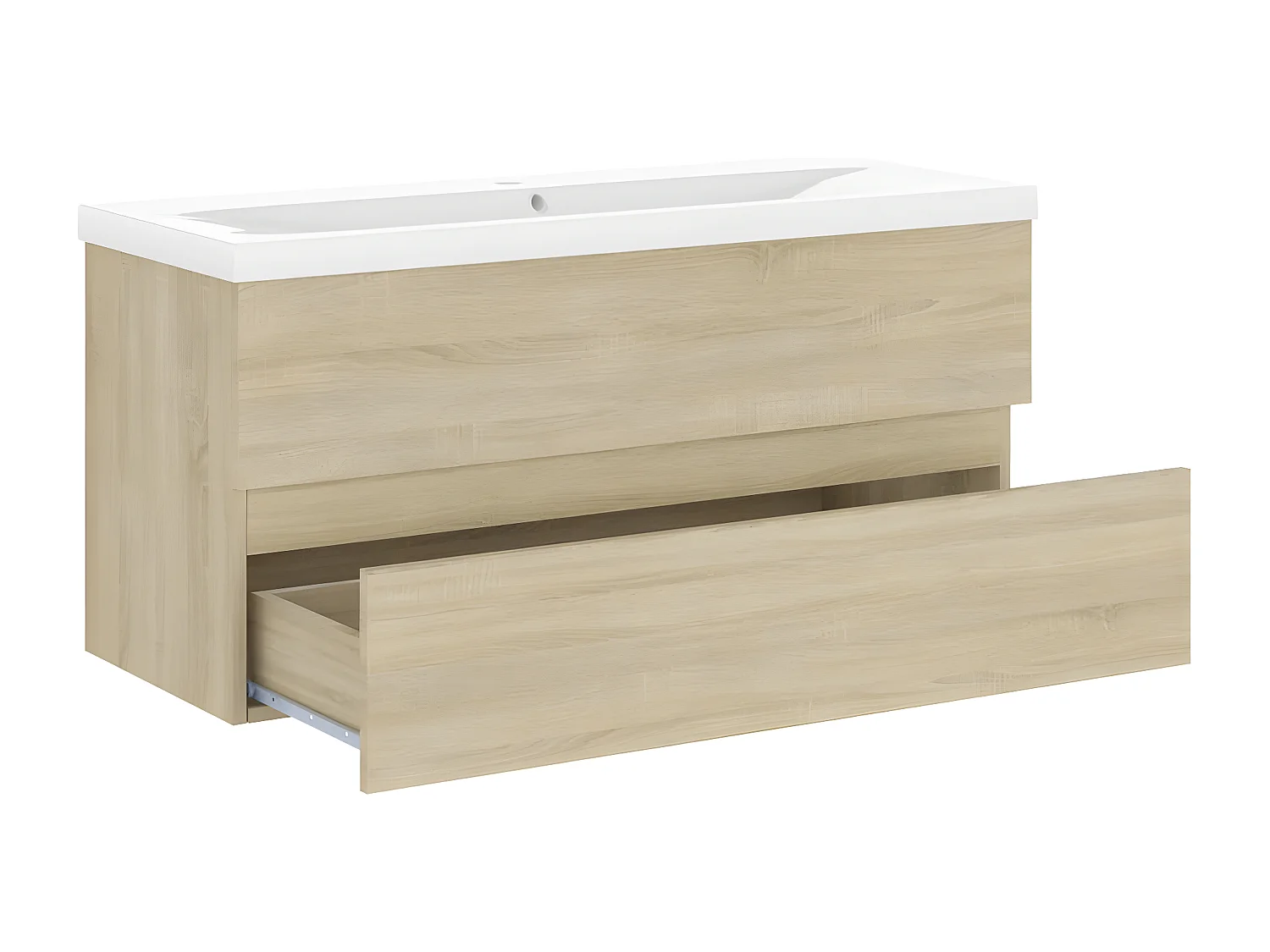 Mueble con lavabo madera de ingeniería roble Sonoma ES416995