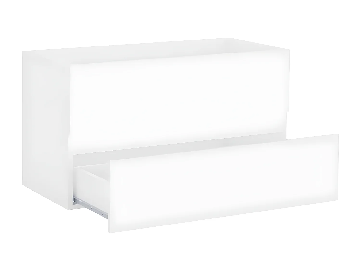 Mueble con lavabo madera de ingeniería blanco ES608454