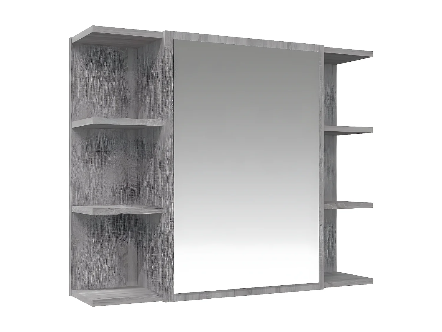 Set de muebles de baño 3 pzas madera contrachapada gris sonoma ES168867