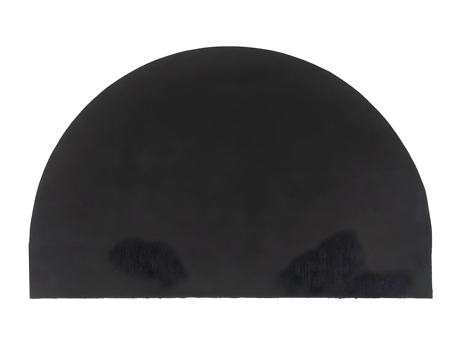 Paillasson de porte naturel demi-rond 50x80cm fibre de coco touffeté QBH86279