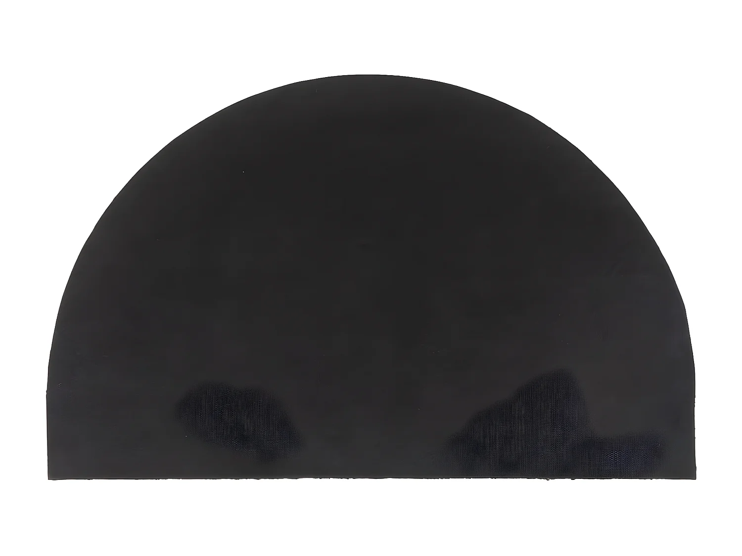 Paillasson de porte naturel demi-rond 50x80cm fibre de coco touffeté QBH86279