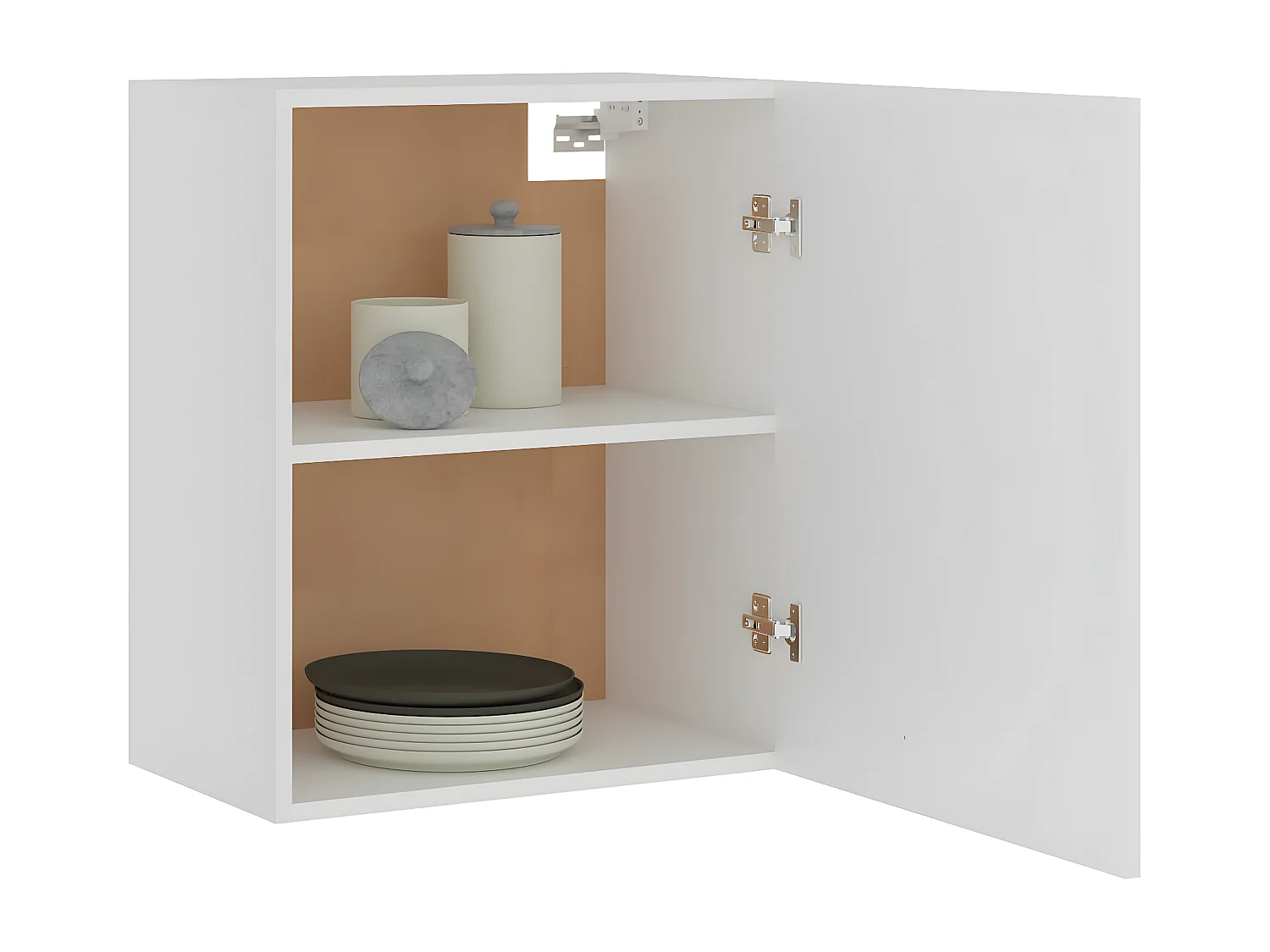 Armoires suspendues 2 pcs Blanc 50x31x60 cm Bois d’ingénierie FR98103