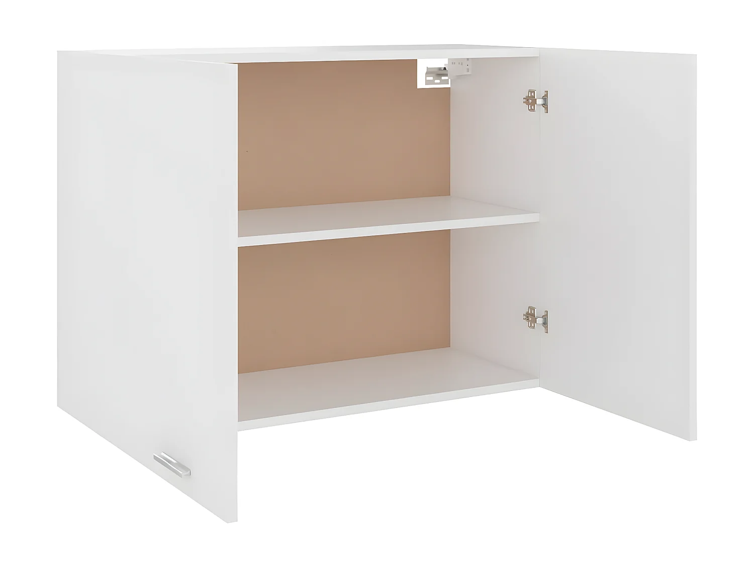 Armario colgante de cocina madera ingeniería blanco 80x31x60 cm ES195584