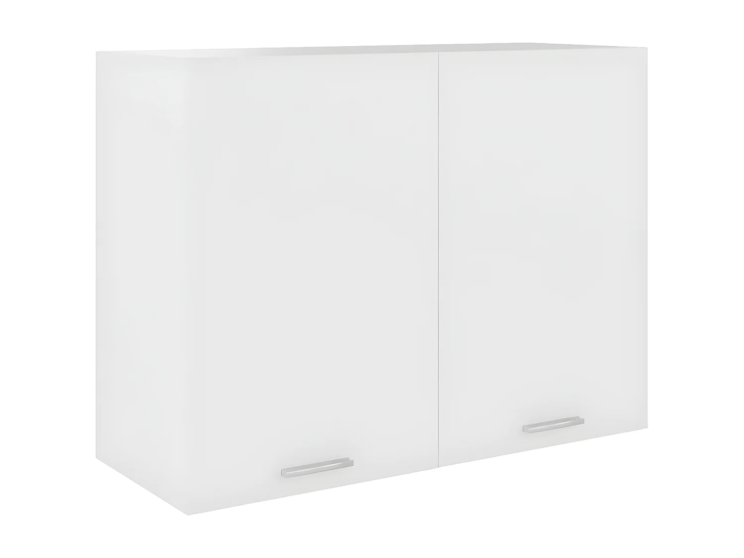 Armoire suspendue Blanc 80x31x60 cm Bois d’ingénierie FR73601