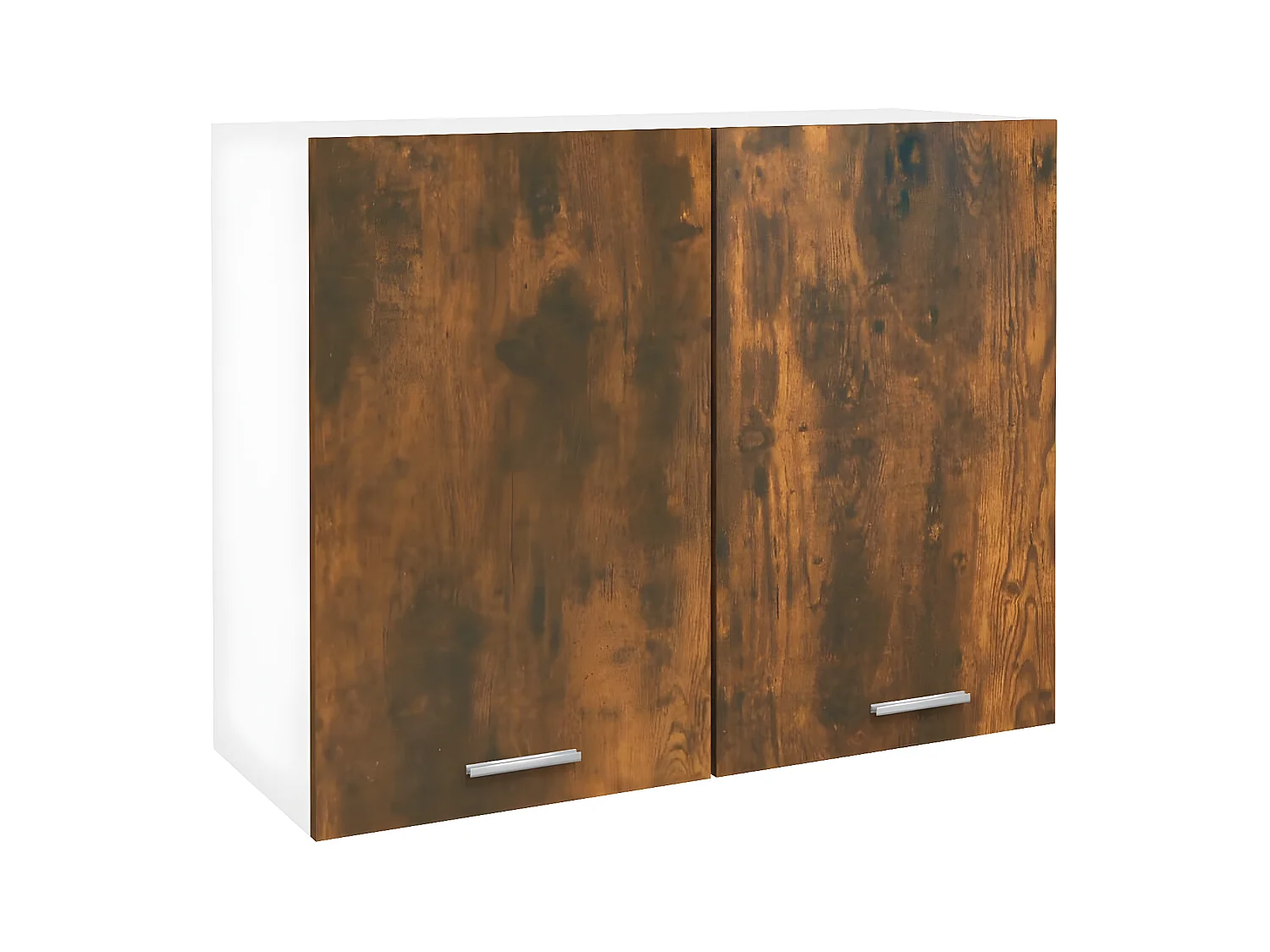 Armoire suspendue Chêne fumé 80x31x60 cm Bois d'ingénierie FR33449