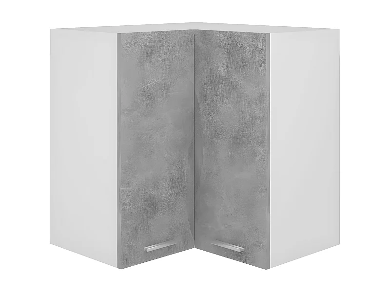 Hanghoekkast 57x57x60 cm spaanplaat betongrijs BE482046