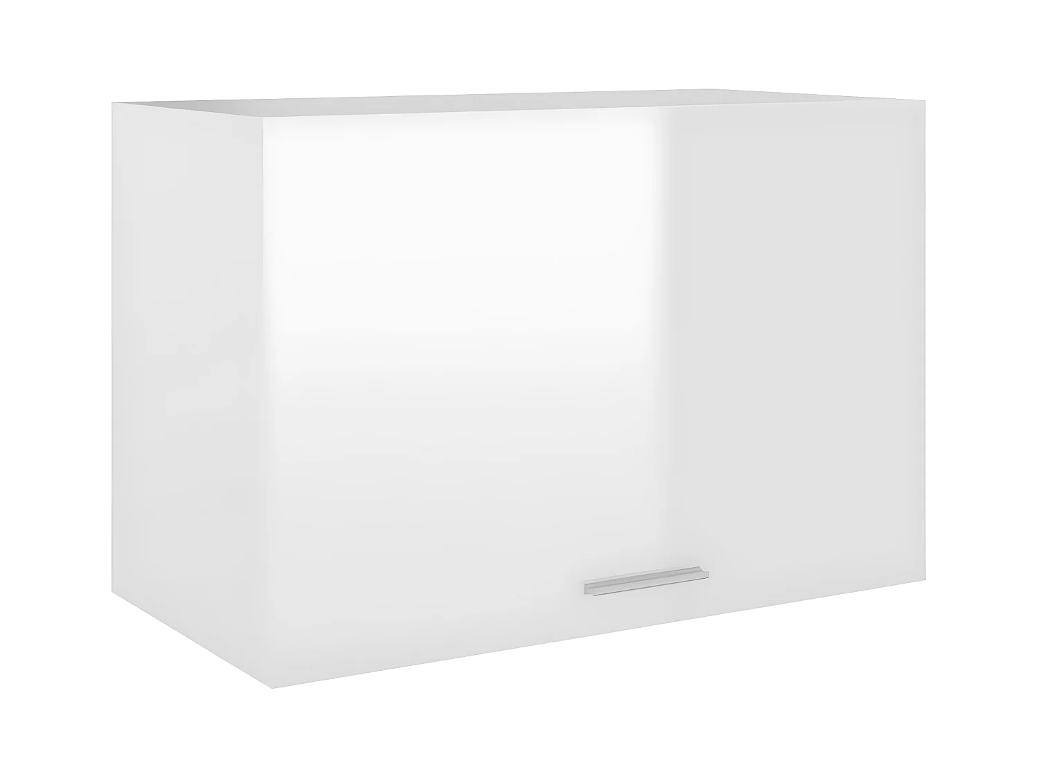 Armoire suspendue Blanc brillant 60x31x40 cm Bois d'ingénierie FR94721