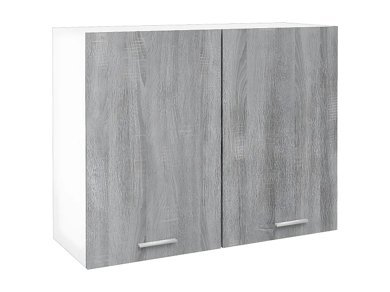 Armario colgante madera ingeniería gris Sonoma 80x31x60 cm ES860816